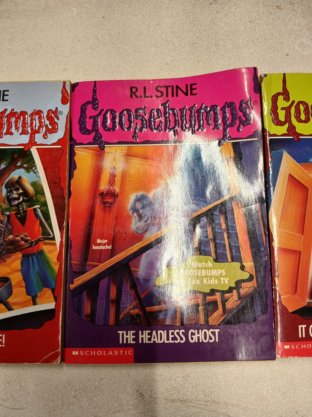 R.L. Stine Goosebumps, Set Of 3 Vintage 1992-95